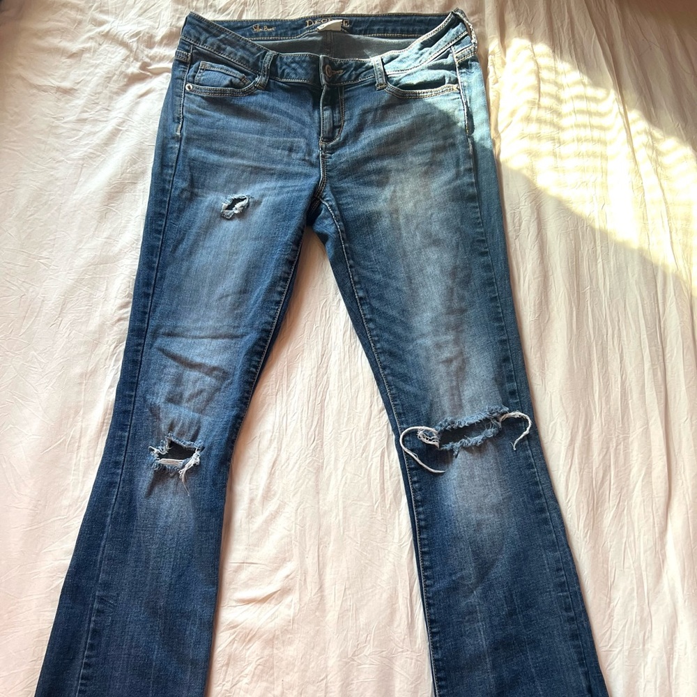 slim boot cut DECREE jeans size 7
